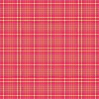 Tartan plaid pattern with texture and warm color. vector