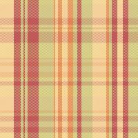 Tartan plaid pattern with texture and warm color. vector