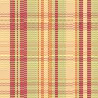 Tartan plaid pattern with texture and warm color. vector