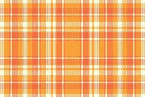 Tartan plaid pattern with texture and warm color. vector
