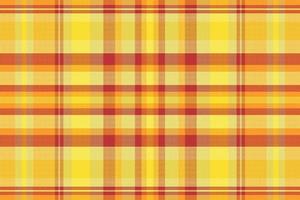 Tartan plaid pattern with texture and warm color. vector
