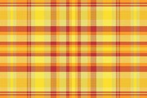 Tartan plaid pattern with texture and warm color. vector