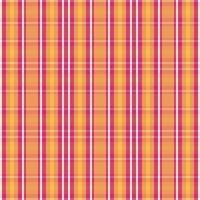 Tartan plaid pattern with texture and warm color. vector