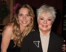 LOS ANGELES, OCT 17 -  Lauralee Bell, Shirley Jones at the shooting of the Family Dinner episode Guest Starring Shirley Jones at Cravings Resturant on October 17, 2010 in W. Hollywood, CA photo