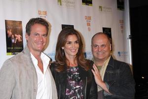 LOS ANGELES, OCT 21 -  Rande Gerber, Cindy Crawford, Brian Edwards at the Enter Miss Thang Book Launch Party at Cafe Habana on October 21, 2013 in Malibu, CA photo
