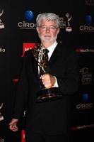 LOS ANGELES, JUN 16 -  George Lucas in the press area at the 40th Daytime Emmy Awards at the Skirball Cultural Center on June 16, 2013 in Los Angeles, CA photo