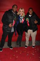 LOS ANGELES, NOV 28 -  Chris Massey, Lacey Schwimmer, Kyle Massey arrives at the 2010 Hollywood Christmas Parade at Hollywood Boulevard on November 28, 2010 in Los Angeles, CA photo