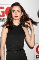 LOS ANGELES, NOV 5 -  Lily Collins at the 10th Annual GO Campaign Gala at the Manuela at Hauser Wirth and Schimmel on November 5, 2016 in Los Angeles, CA photo