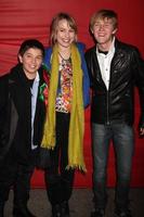 LOS ANGELES, NOV 28 -  Bradley Steven Perry, Bridgit Mender, Jason Dolley arrives at the 2010 Hollywood Christmas Parade at Hollywood Boulevard on November 28, 2010 in Los Angeles, CA photo