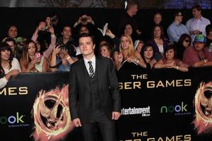 LOS ANGELES, MAR 12 -  Josh Hutcherson arrives at the Hunger Games Premiere at the Nokia Theater at LA Live on March 12, 2012 in Los Angeles, CA photo