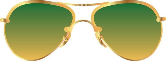 Realistic Sunglasses . Vector isolated element on white background