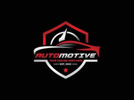 Ilustración de vector de diseño de logotipo automotriz. vector de logotipo de coche