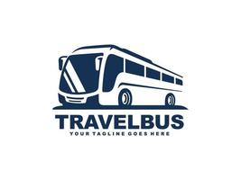 vector de logotipo de autobús. logotipo de autobús de viaje
