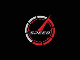 Speed logo design vector illustration