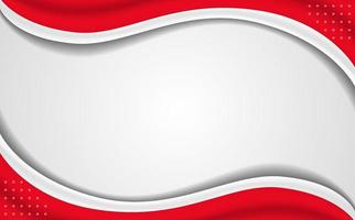 concepto de fondo de la bandera de indonesia para la ilustración del día de la independencia de indonesia vector