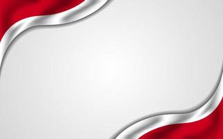 indonesia flag background concept for indonesia independence day illustration vector