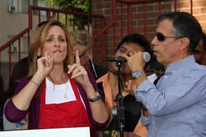 LOS ANGELES, NOV 30 -  Marlee Matlin, Jack Jason at the Hollywood Chamber Of Commerce 17th Annual Police And Fire BBQ at Wilcox Station on November 30, 2011 in Los Angeles, CA photo