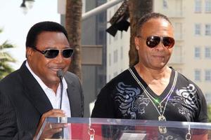 LOS ANGELES, MAR 6 -  George Benson, Ray Parker Jr at the Ray Parker Jr Hollywood Walk of Fame Star Ceremony at Walk of Fame on March 6, 2014 in Los Angeles, CA photo