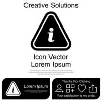 Information Sign Icon EPS 10 vector