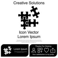 Puzzle Icon EPS 10 vector