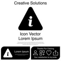 Information Sign Icon EPS 10 vector