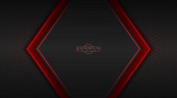 abstract background, black with red plate vector