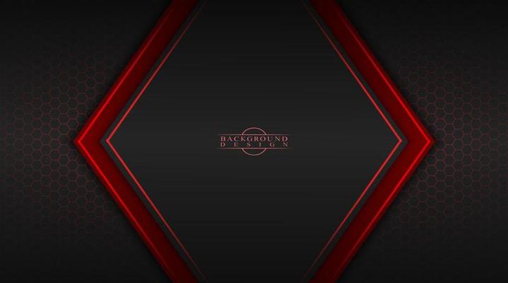 abstract background, black with red plate