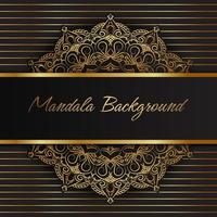 luxury background, golden mandala, vector design