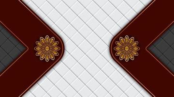 simple background vector, with ornaments between the grids vector
