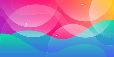 colourfull Background With fluid style vector