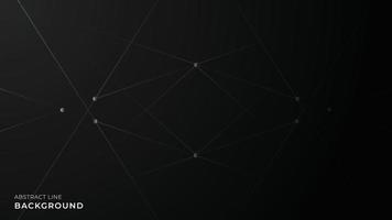Polygonal background with connecting dots. Abstract vector of internet connection, network. Vector illustration
