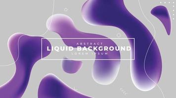 Liquid color background design. Modern gradient blue fluid landing page. Gradient shapes composition. Futuristic design banner vector