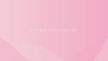 fondo simple de ondas de degradado suave. fondo rosa abstracto con líneas curvas vector