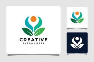 Leaf Spa Logo Template Design Inspiration vector