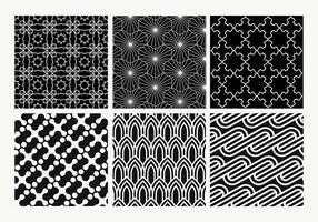 Set of geometric seamless patterns background design. Collection of abstract line art pattern for wallpaper vector