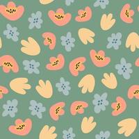 Floral seamless pattern. Colorful surface design vector