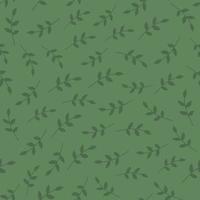 Cute botanical pattern. Seamless background in doodle style vector