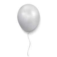 Realistic glossy balloon vector