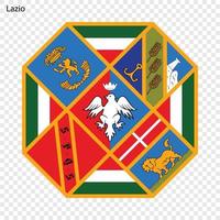 Emblem province of Italy. vector