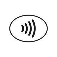 NFC pay icon. vector