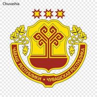 Emblem of province of Russia vector