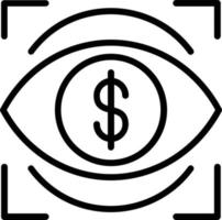 Vision Vector Line Icon