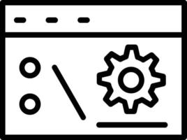 Command Line Vector Line Icon