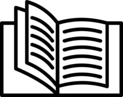 Book Vector Line Icon