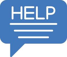 Ask For Help Icon vector