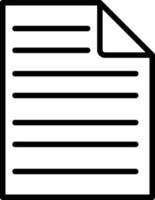 Document Vector Icon