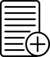 Notes Vector Line Icon