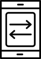 Sync Vector Line Icon