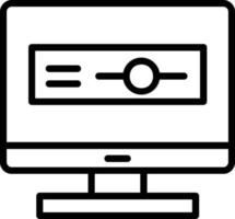 Pause Vector Line Icon