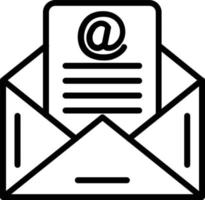 Email  Vector Line Icon